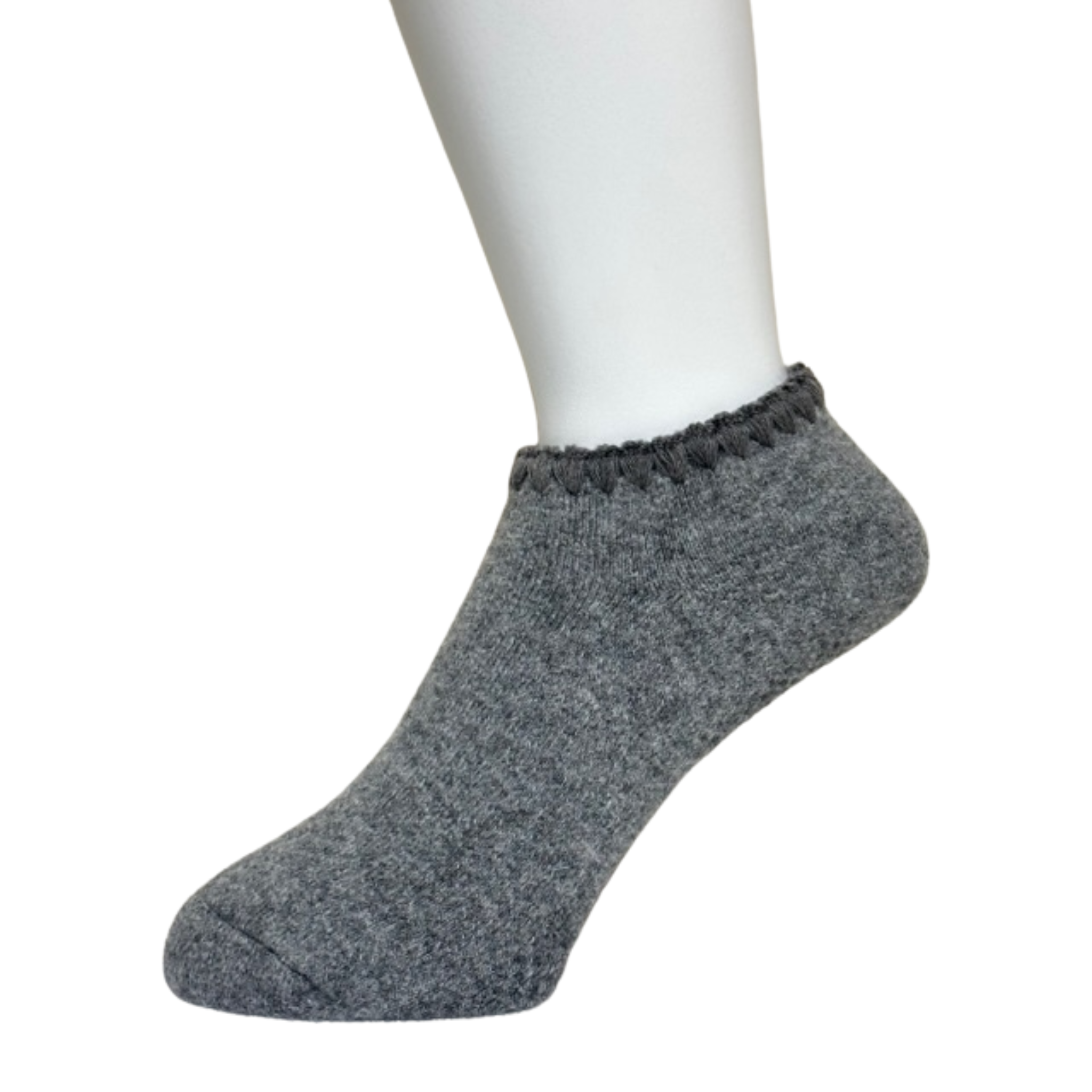 Handcrafted Slipper Socks Silky Angora with Grips | Size LARGE | 4 Colors - CHERRYSTONEstyle