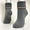 Handcrafted Wool Cuff Socks | Grips / No Grip | Size Medium | Turn Cuff | Classic Color | 4 Colors - CHERRYSTONEstyle