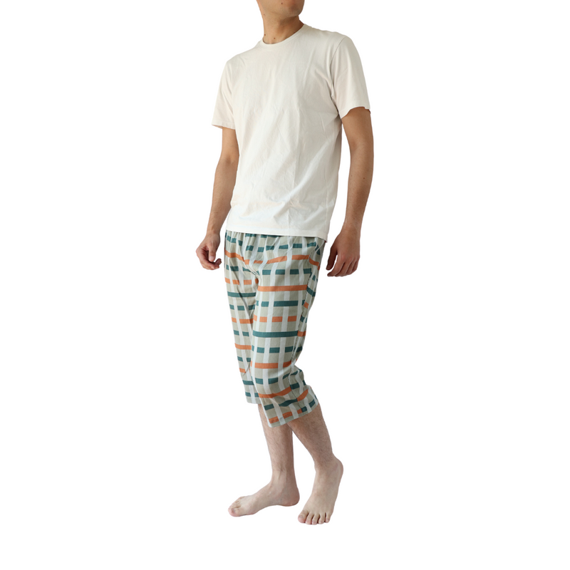 Cool, Stretchy, Comfy Steteco Lounge Pants | Unisex | Plaid | Gray - CHERRYSTONEstyle