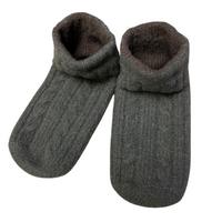 Thermal 3D Reversible Stretchable Cable Knit Slipper Socks | UNISEX | 4 Colors - CHERRYSTONEstyle