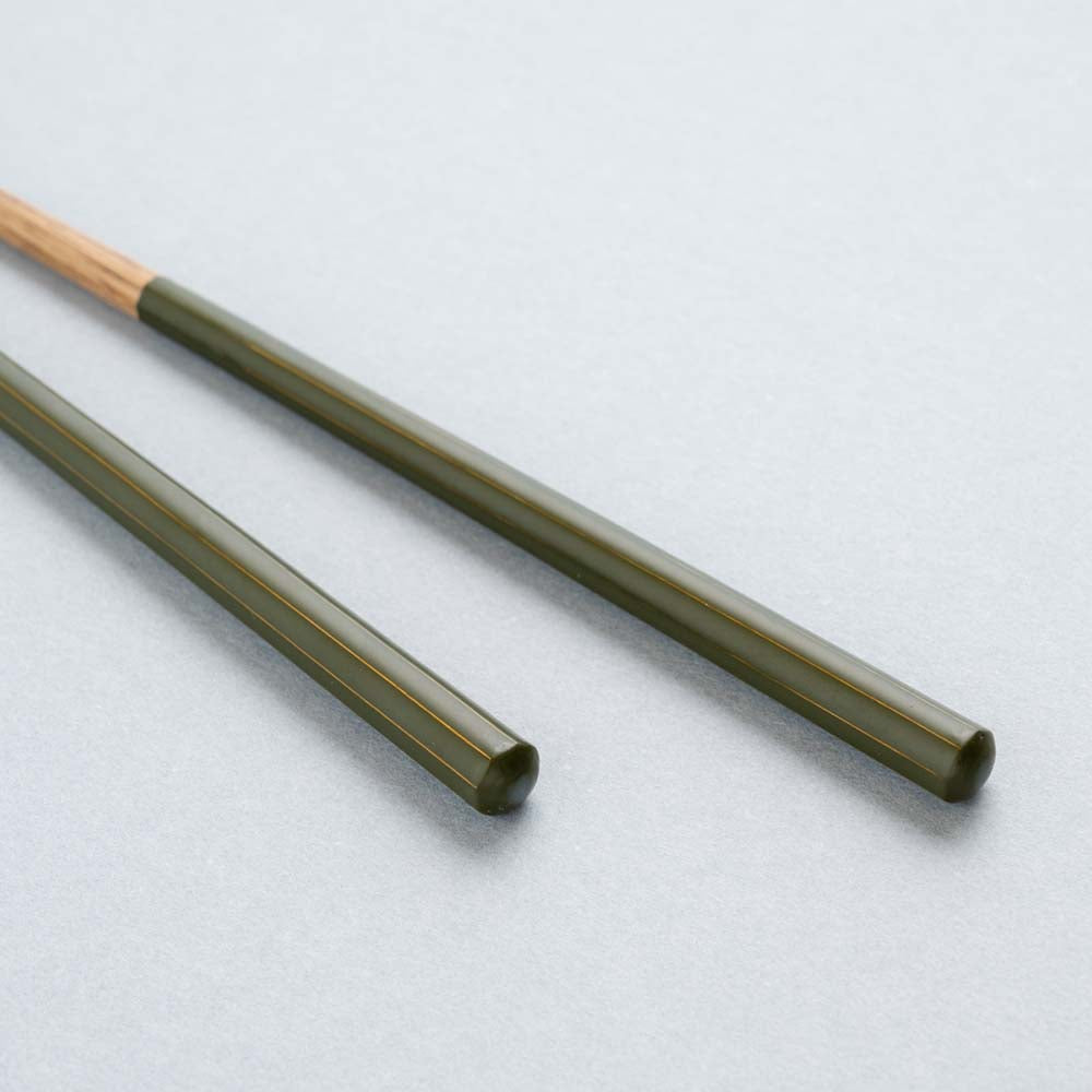 Hashikura Season 01 | Miruiro (Dark Green) with Chopstick Holder - CHERRYSTONE