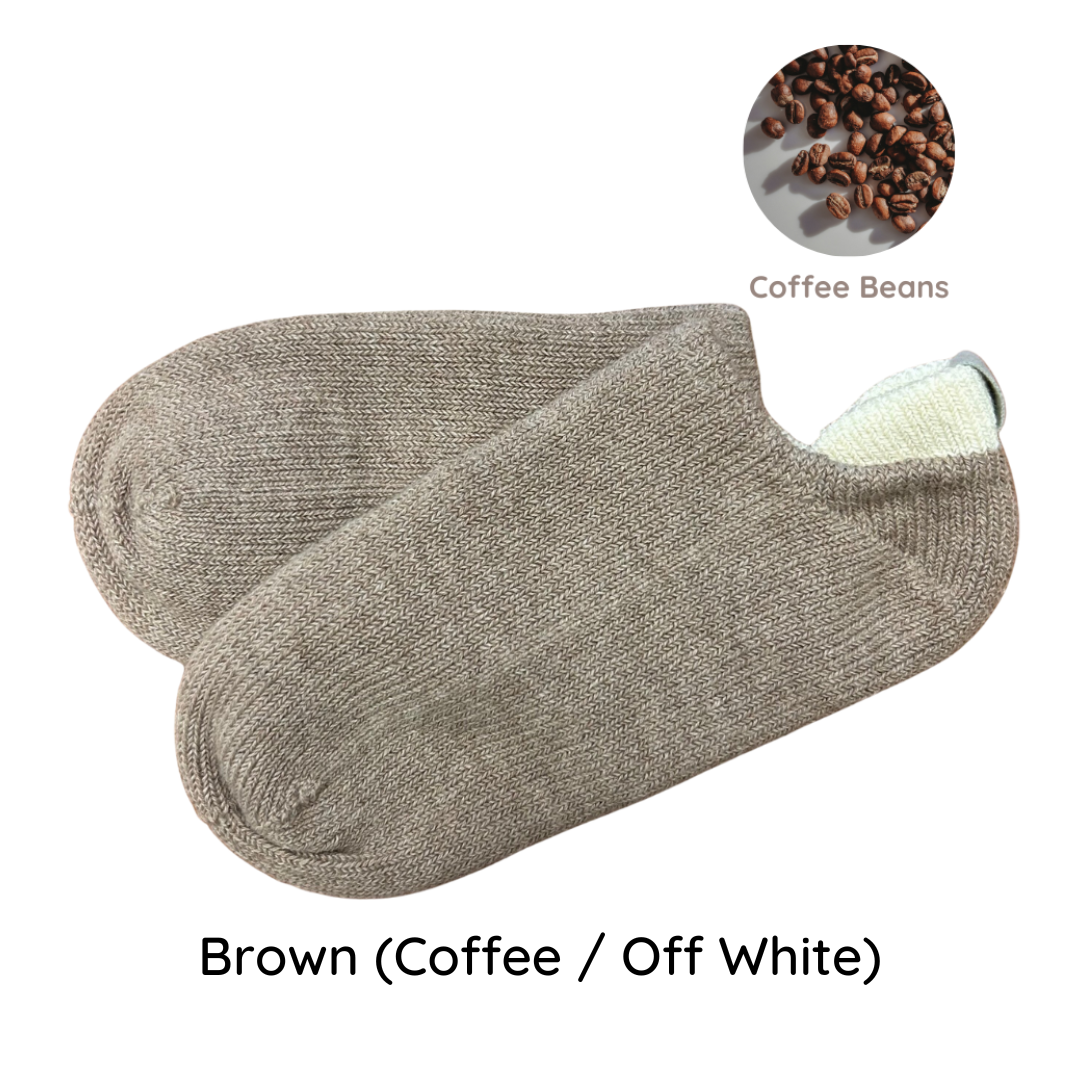 Organic Cotton Natural Dyes 3D Reversible Socks | Medium | 4 Colors - CHERRYSTONEstyle
