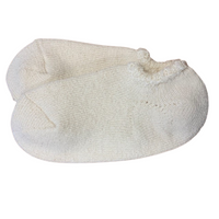 Organic Cotton Slipper Socks with Fuzzy Trim | 2 Colors - CHERRYSTONEstyle