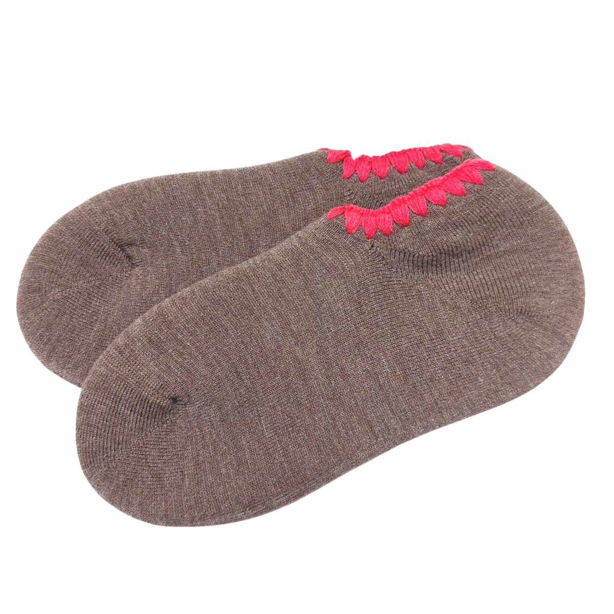 Handcrafted Wool Slipper Socks  | NO GRIPS  | Medium | Classic Color | 4 Colors - CHERRYSTONEstyle