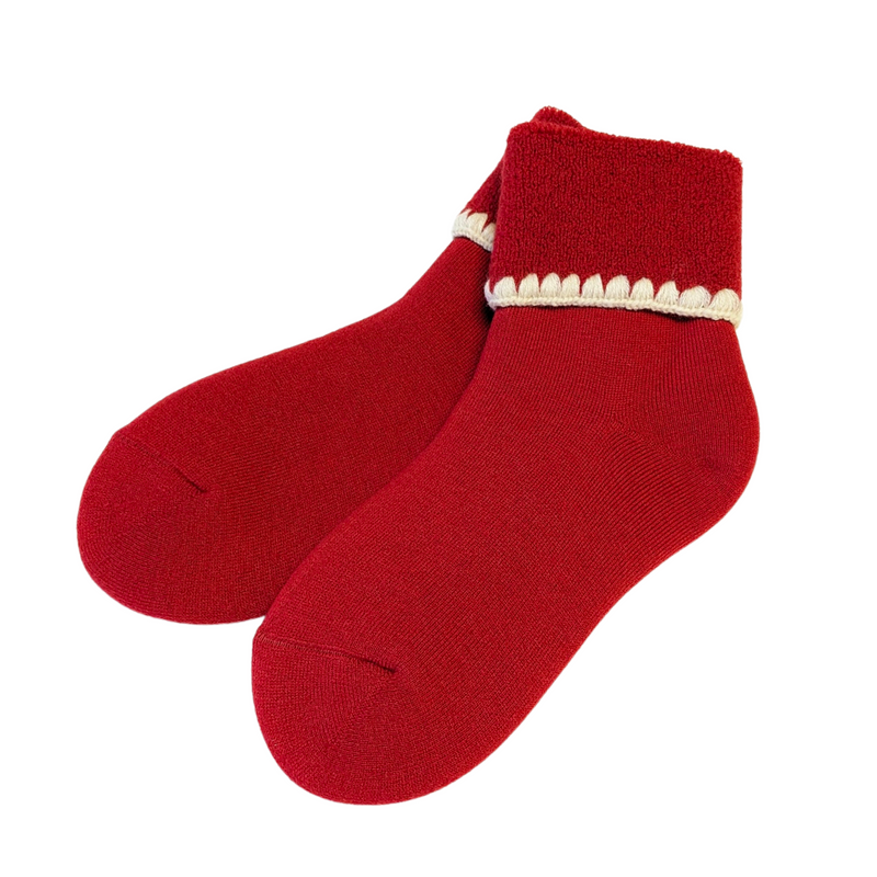 Slipper Cuff Socks - CHERRYSTONEstyle