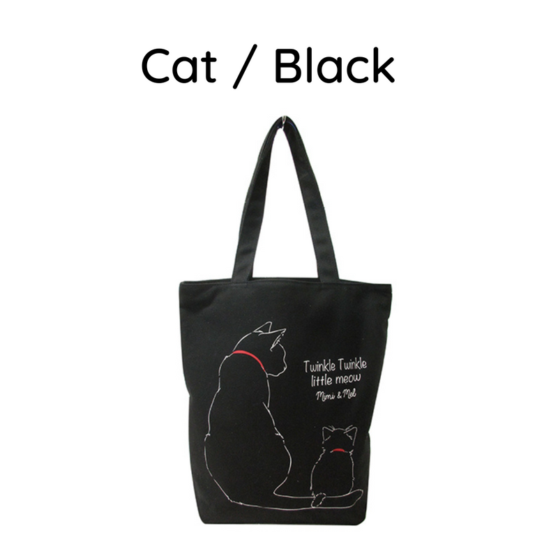 Eco-Friendly Mommy and Me Animal Design Tote - CHERRYSTONEstyle