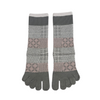 Cotton Blend 3D 5-Toe Socks Japanese Checkered Pattern Medium - Ultimate Comfort and Support, Improved Posture and Balance, Superior Warmth and Moisture Absorption, Unique Japanese Traditional Pattern, CHERRYSTONEstyle