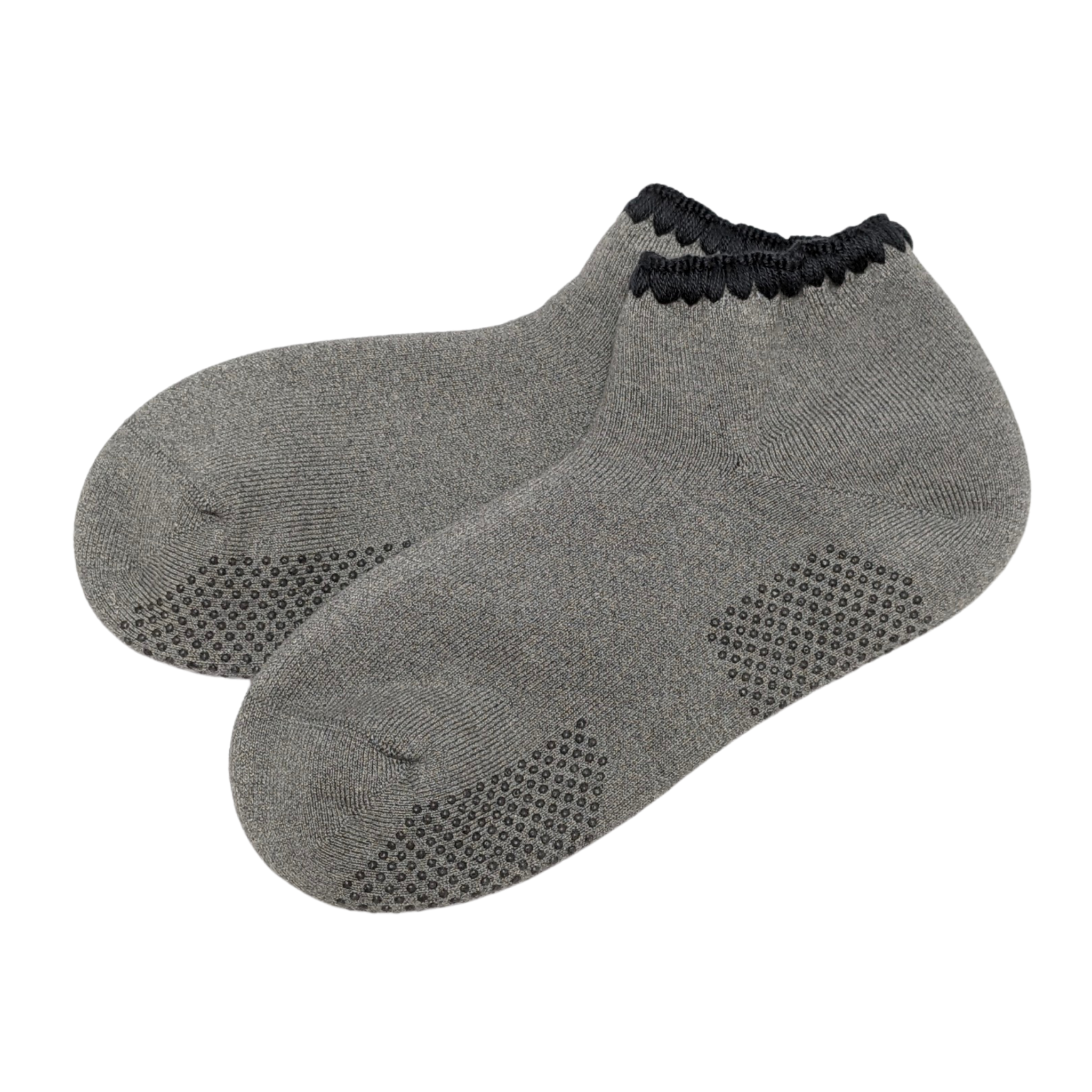 Handcrafted Silk Blend Slipper Socks With Grips Unisex - CHERRYSTONEstyle