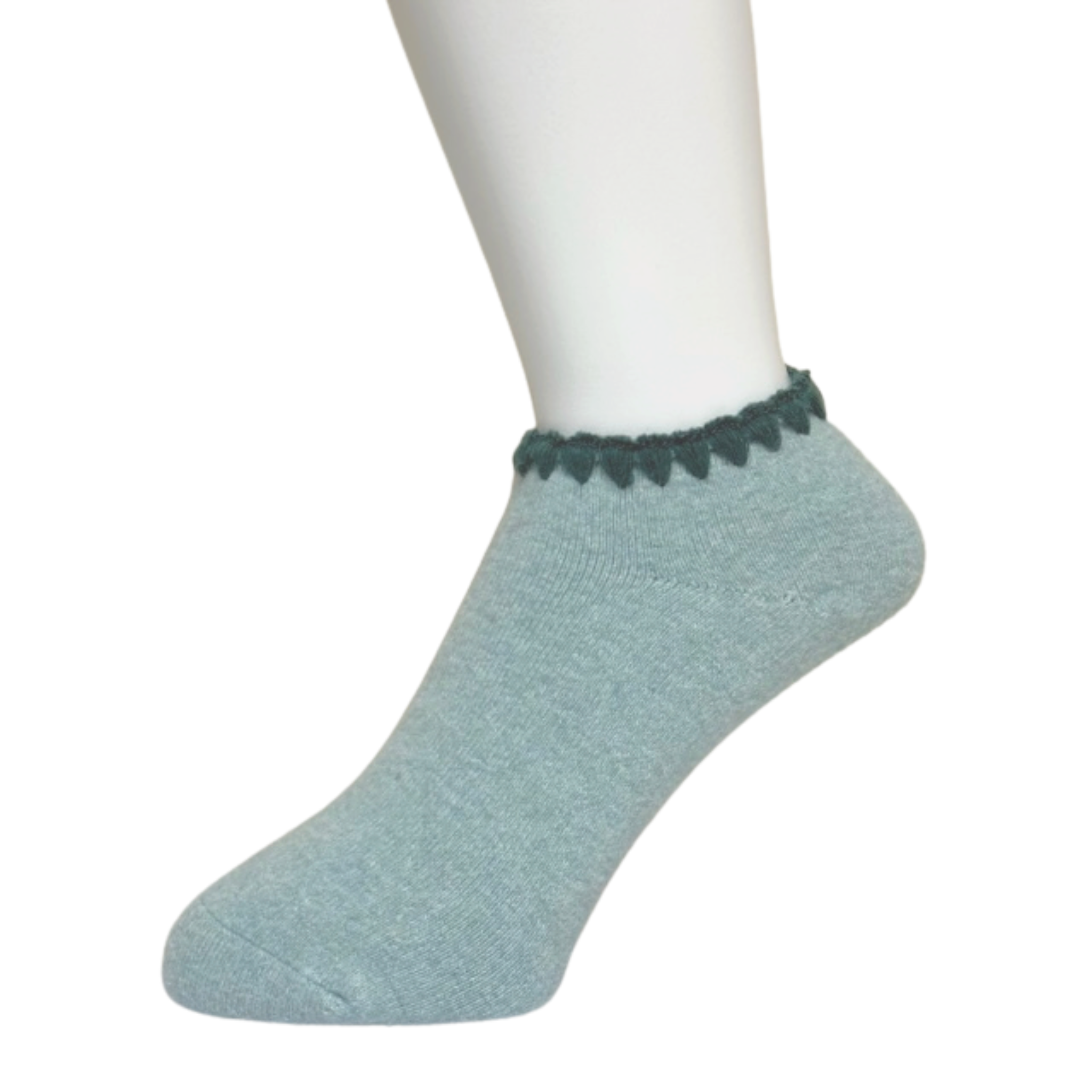 CHERRYSTONE® Slipper Socks | Angora and Merino Wool Blend with Grips | *Size LARGE* | Aqua - CHERRYSTONEstyle