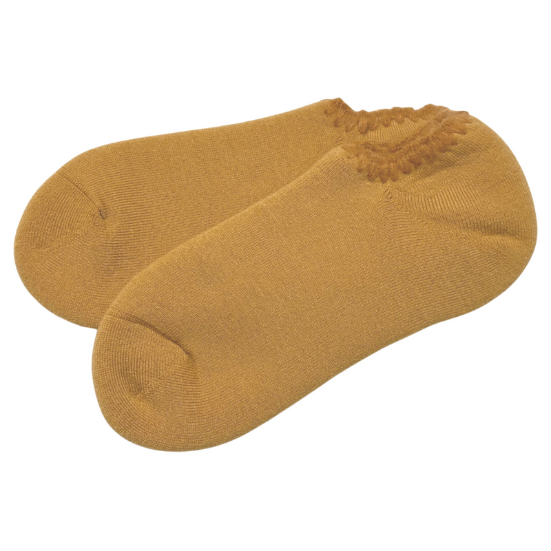 Earth Color Handcrafted Wool Slipper Socks and Crew Socks Set with Grips | LARGE | 2 Colors - CHERRYSTONEstyle