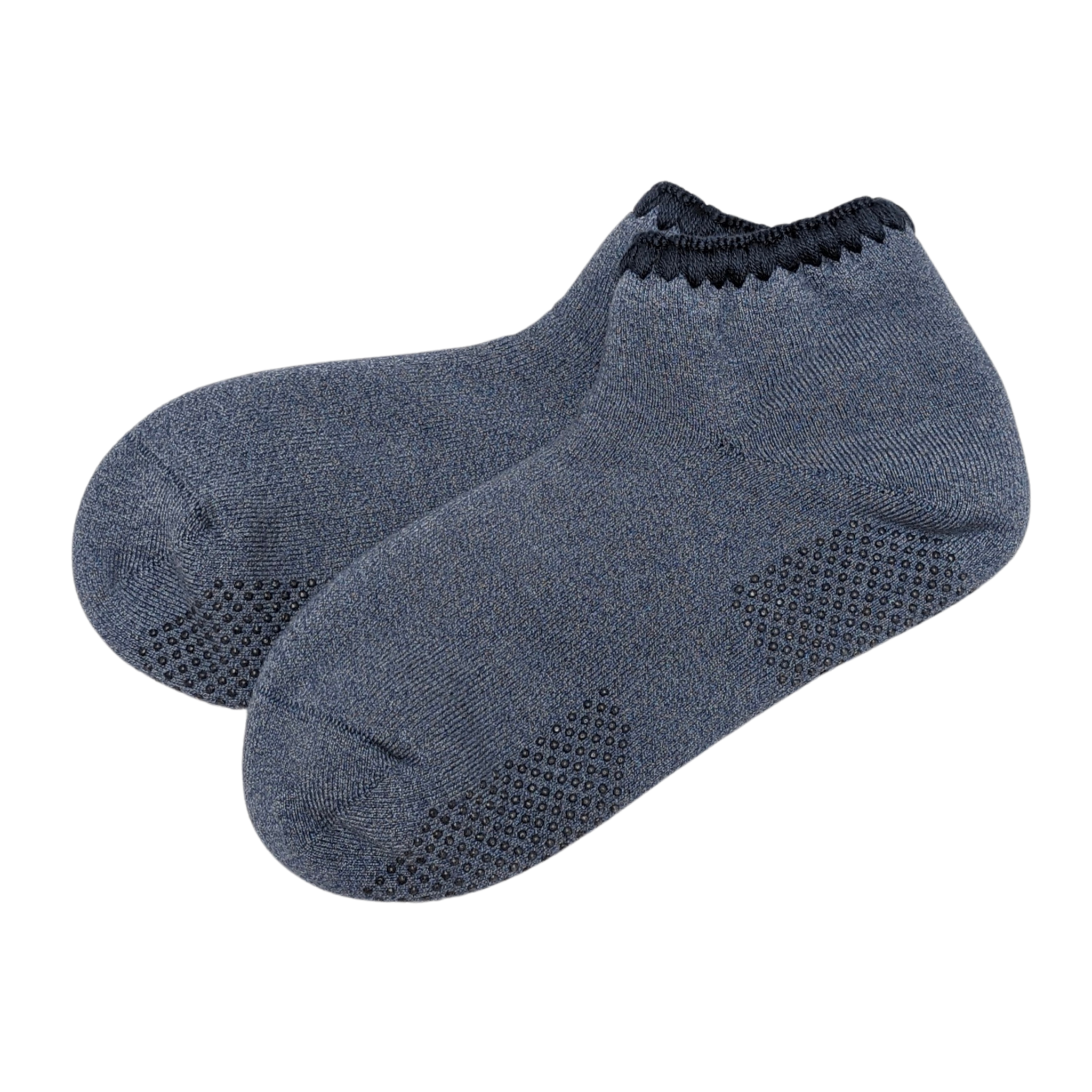 Handcrafted Silk Blend Slipper Socks With Grips Unisex - CHERRYSTONEstyle