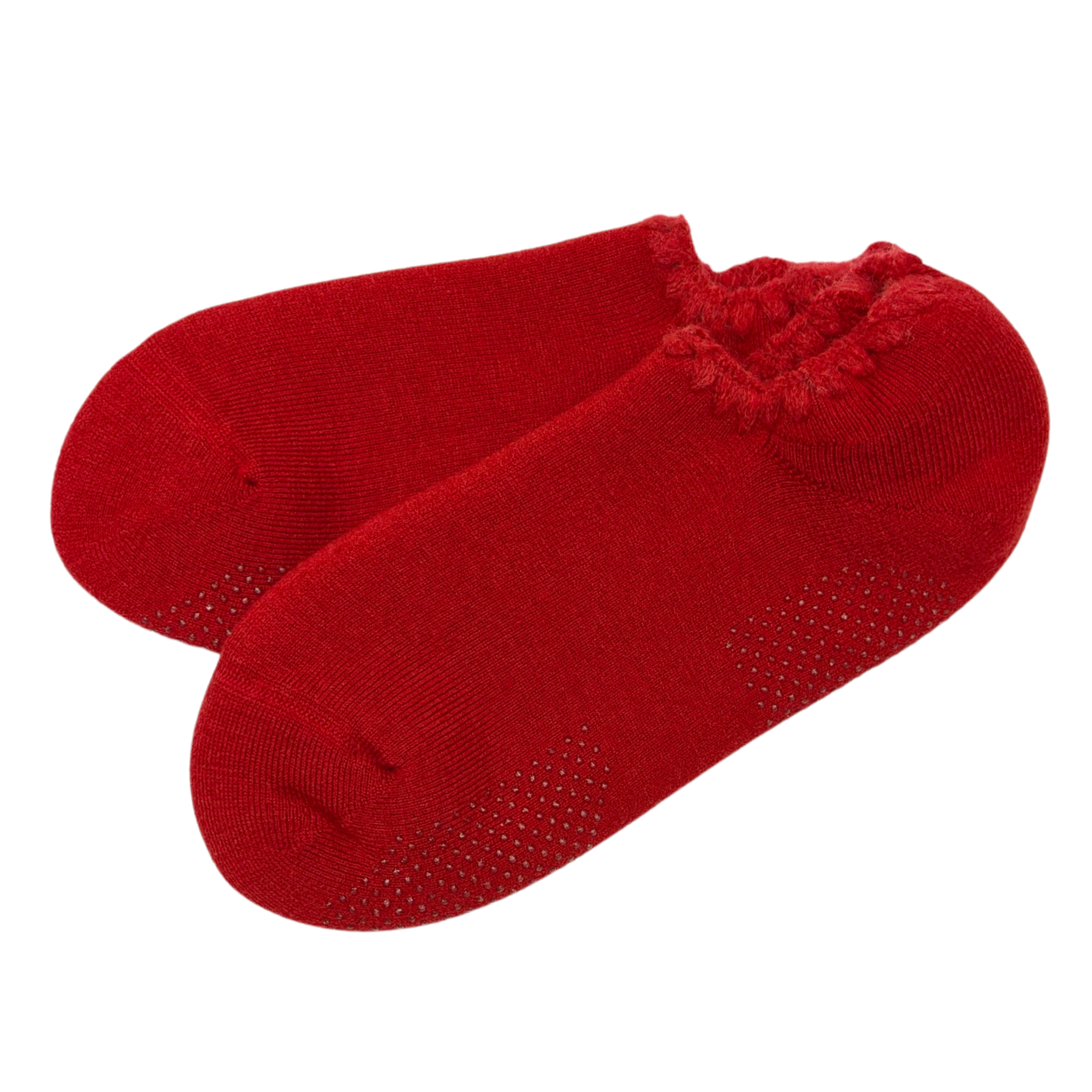 Handcrafted Wool Slipper Socks | With Grips | Large - CHERRYSTONEstyle