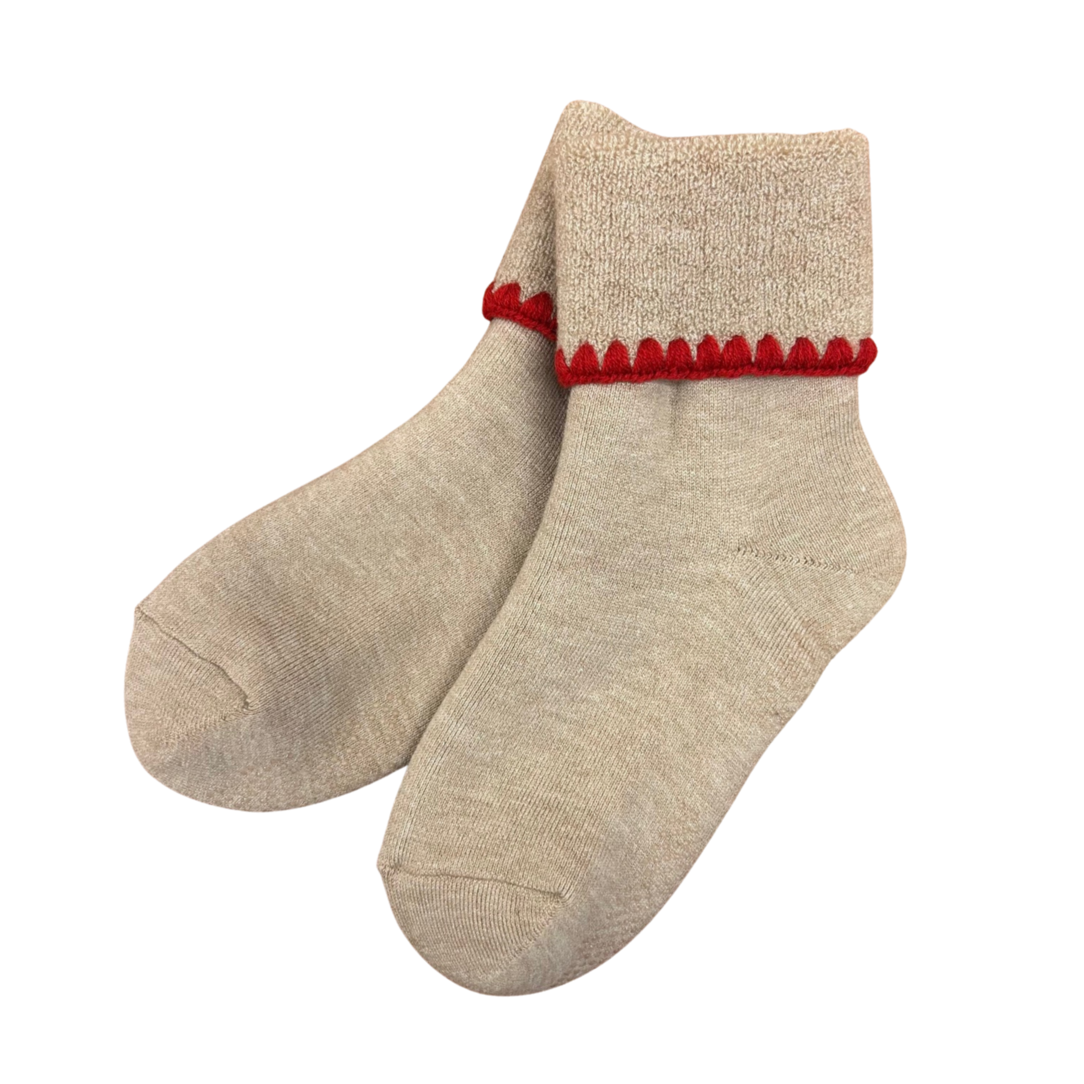 Slipper Cuff Socks With Grips - CHERRYSTONEstyle