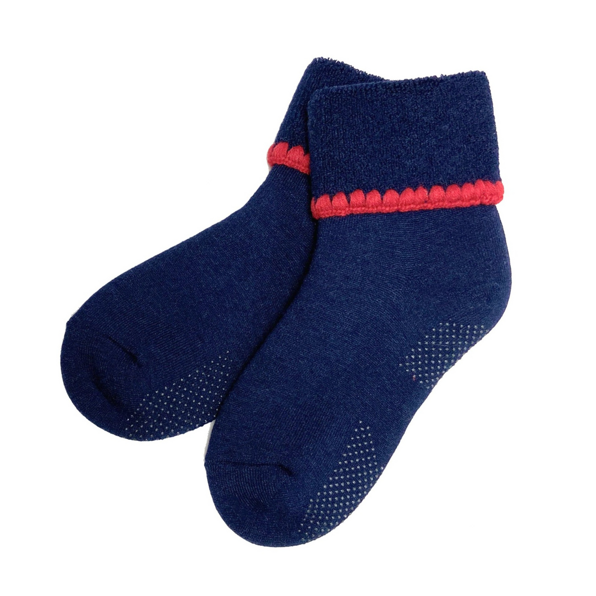 Slipper Cuff Socks With Grips - CHERRYSTONEstyle