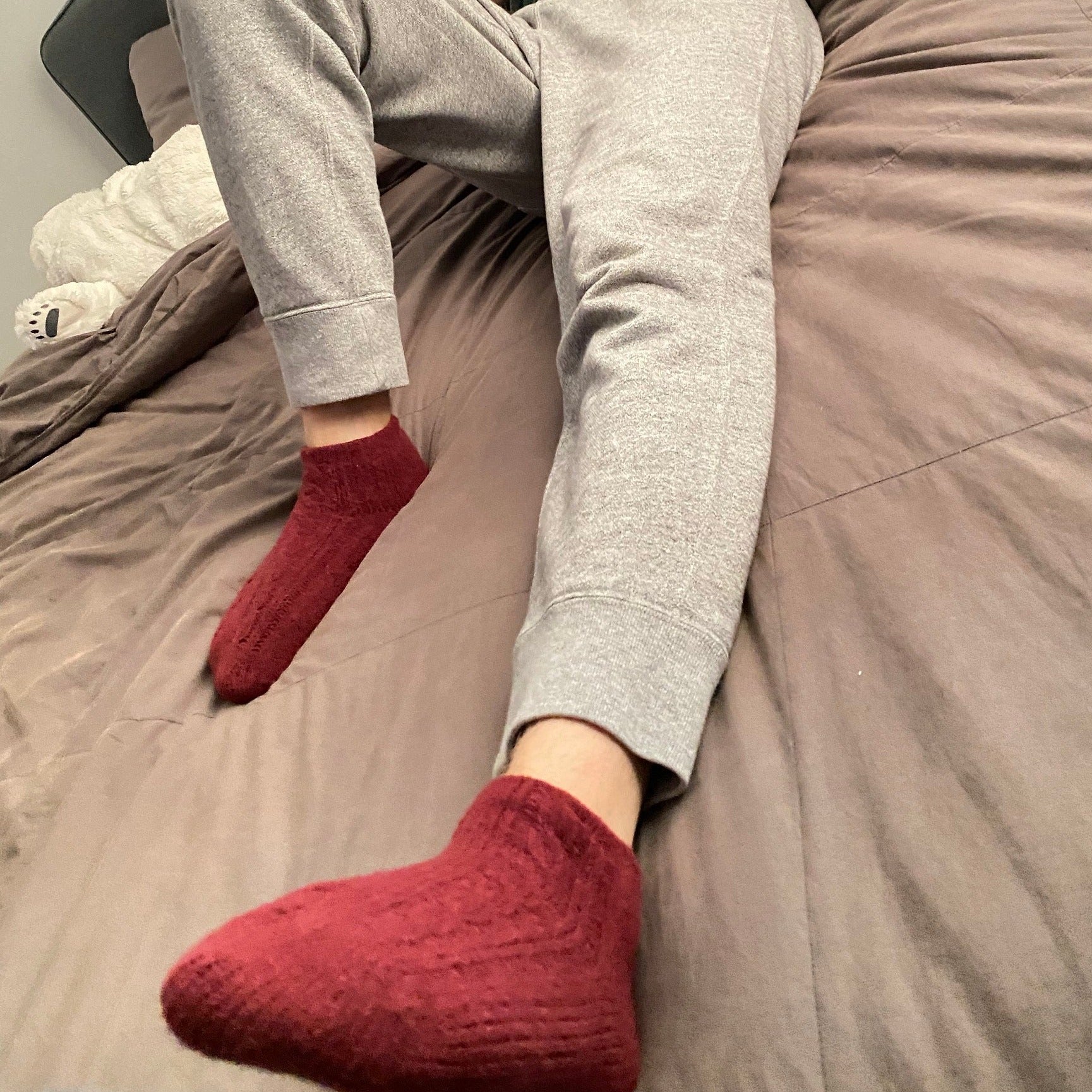 Thermal 3D Reversible Stretchable Cable Knit Slipper Socks | UNISEX | 4 Colors - CHERRYSTONEstyle