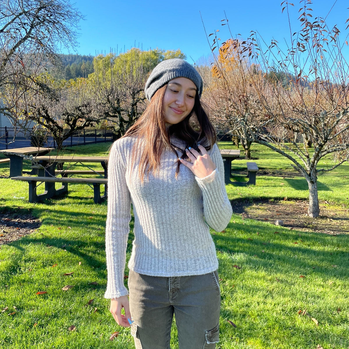 Brands We 🧡| Mammy and Me Beret Matching Set Recycled Wool-Blend Knit Beret | Adult and Kids Size Set | 3 Colors - CHERRYSTONEstyle
