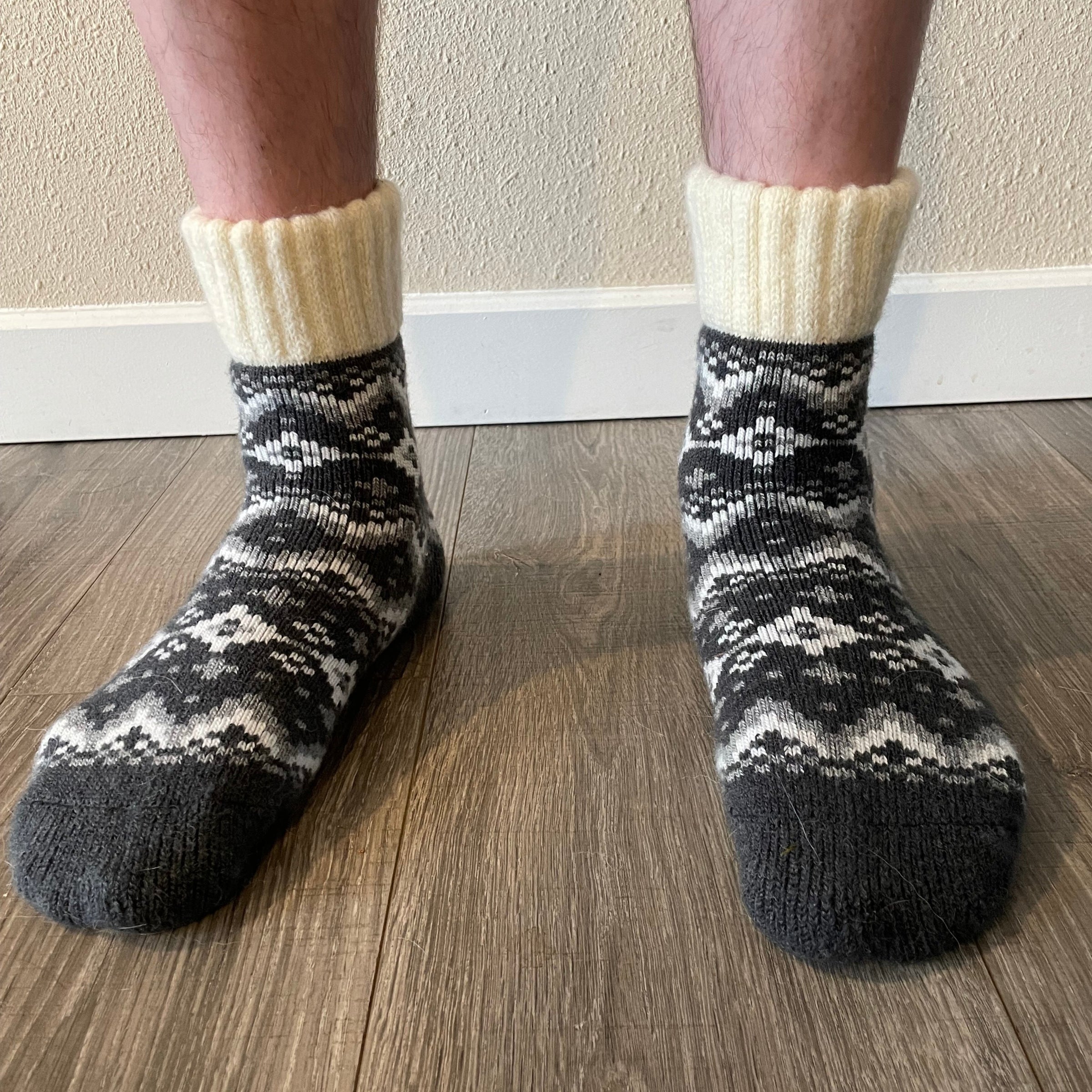 Thermal Nordic Merino Wool Blend Slipper Socks | UNISEX | 2 Colors - CHERRYSTONEstyle