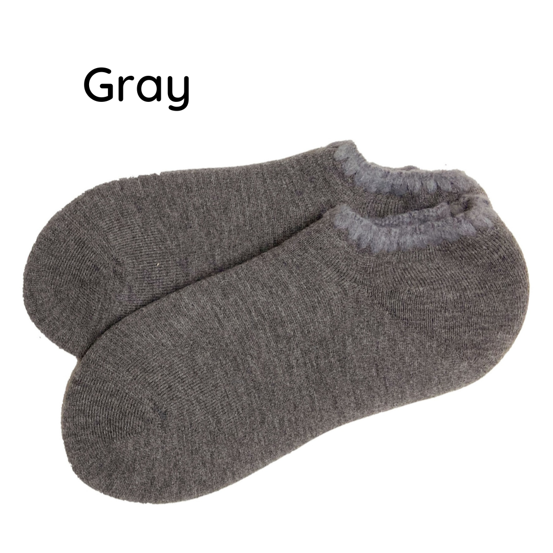 Matching His and Her Handcrafted Wool Slipper Socks Set with Grips | MEDIUM and LARGE | 4 Colors - CHERRYSTONEstyle