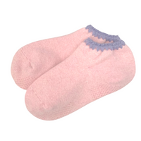 Handcrafted Slipper Socks Silky Angora with Grips | Size Medium | 7 Colors - CHERRYSTONEstyle