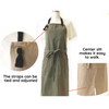 Unisex Recycled Cotton Apron – Versatile and Stylish
Crafted from soft recycled cotton, this apron offers exceptional comfort and durability. The minimalist design suits both men and women, making it perfect for various tasks such as cooking, cleaning, DIY projects, and workwear. CHERRYSTONEstyle