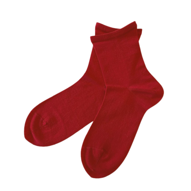 Light Weight Premium Merino Wool Everyday Crew Socks |  7 Colors - CHERRYSTONEstyle