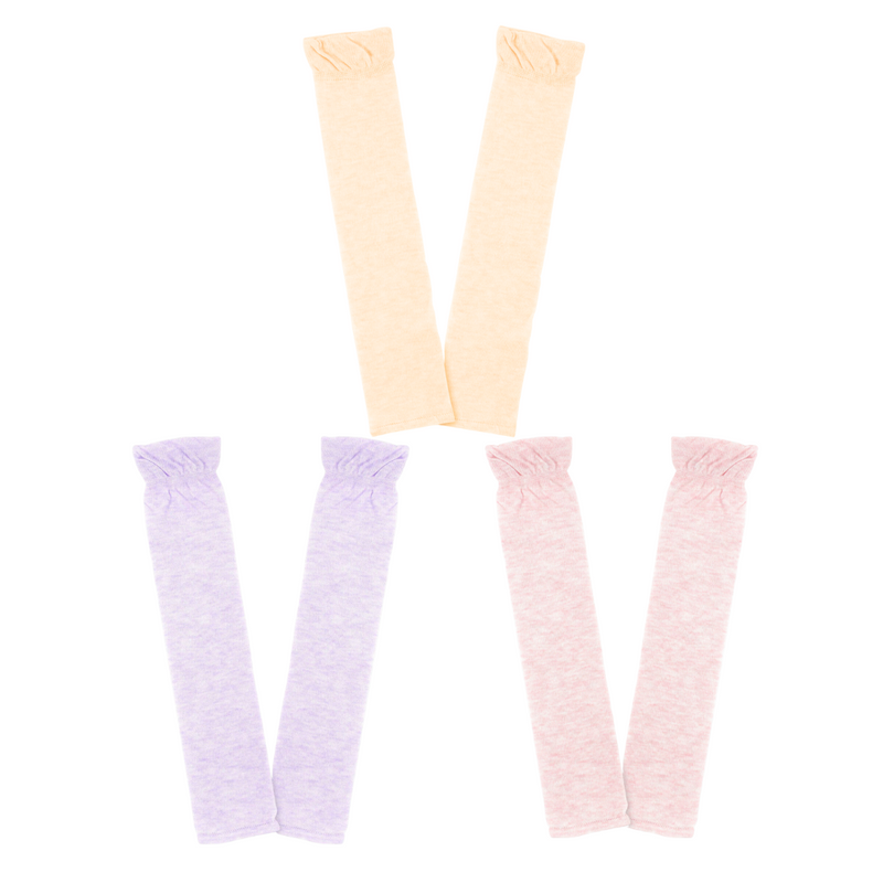 SPECIAL DEAL! 3 PAIRS | Prevent-the-chill Legwarmers | Lavender, Pink and Beige - CHERRYSTONEstyle