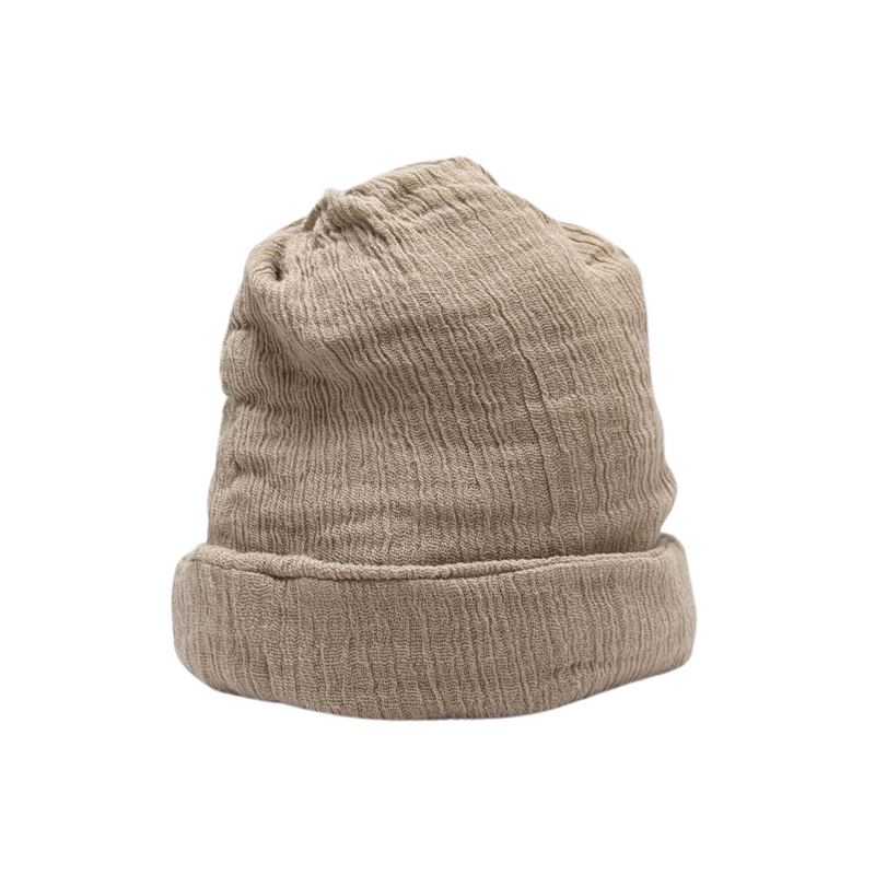 3-Way Versatile Cotton Beanie.Made from 100% breathable cotton gauze, featuring a soft and lightweight design. This beanie can be transformed into a neck warmer, face mask, turban, or headband.
CHERRYSTONEstyle