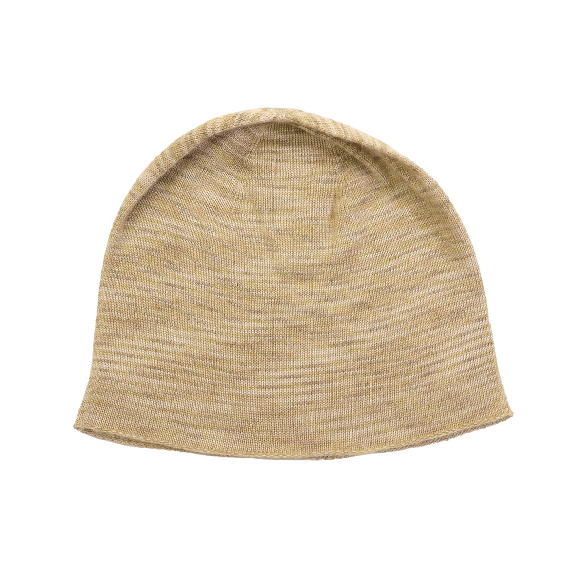 100% Silk Beanie Beige