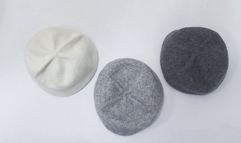 Brands We 🧡| Recycled Wool-Blend Knit Beret | UNISEX | 3 Colors - CHERRYSTONEstyle