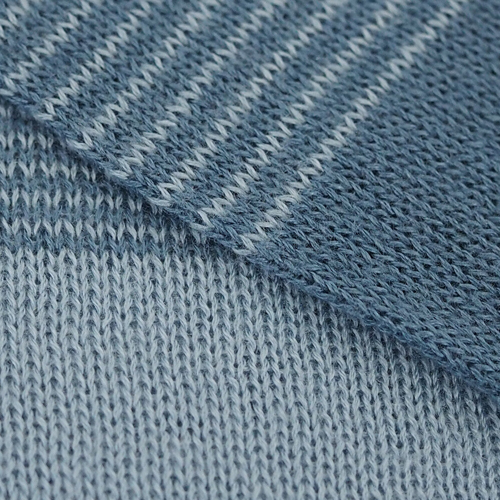 Close-up of blue fabric texture
