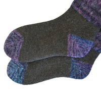 Thermal Gradient Color Crew Socks with gradient-dyed cuffs, plush lining, and cozy fit in fall/winter colors.| Medium | 4 colors available | CHERRYSTONEstyle