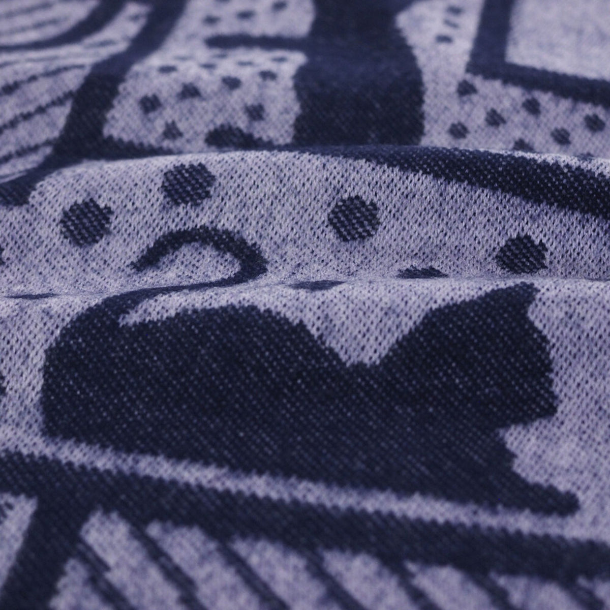 Cat Design Lightweight Winter Scarf