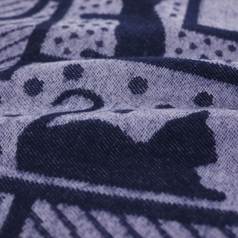 Cat Design Lightweight Winter Scarf