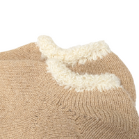 Airy Grace Organic Cotton Slipper Socks with Fuzzy Trim. Moisture-absorbing and heat-retaining properties. Undyed in a natural color, featuring a cozy, double-knit ribbed design for warmth and comfort without pre-shrink treatment.
CHERRYSTONEstyle