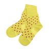 Organic Cotton Blend Polka Dot Everyday Crew Socks offer a soft touch with a stylish pop dot pattern. Designed to stay in place with a special heel design, relaxed fit, and stretchable cuff for added comfort. CHERRYSTONEstyle