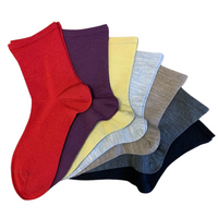 SPECIAL DEAL! 7 PAIRS Merino Wool Crew Everyday Socks | Extra Fine Premium Merino Wool Everyday Crew Socks - CHERRYSTONEstyle