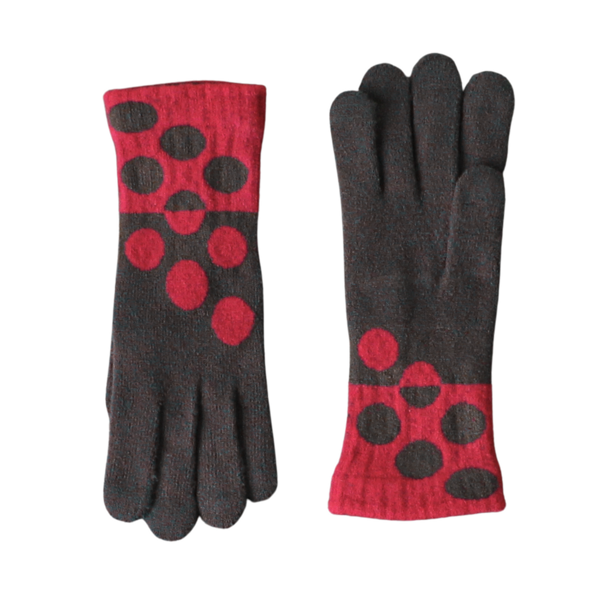 Thermal Self-Heating Dots Gloves - CHERRYSTONEstyle