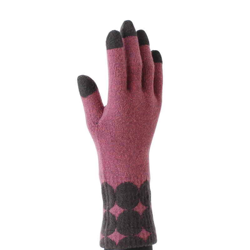 Thermal Self-Heating Dots Gloves