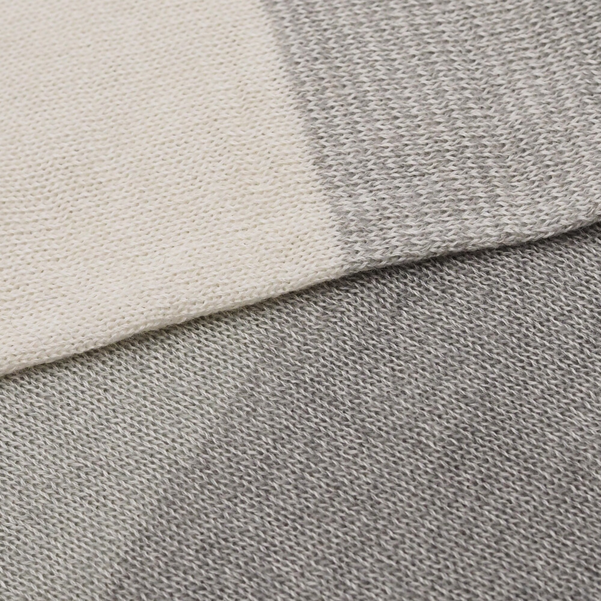 Close-up of gray fabric swatches