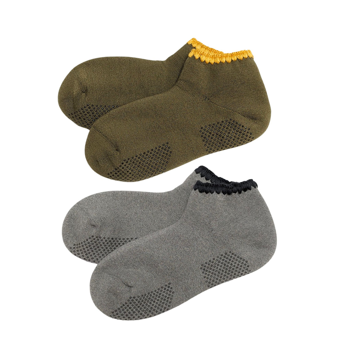 Handcrafted Silk Blend Slipper Socks With Grips Unisex, comfy, breathable, premium material blend, with grips, handcrafted,  3 colors, CHERRYSTONEstyle