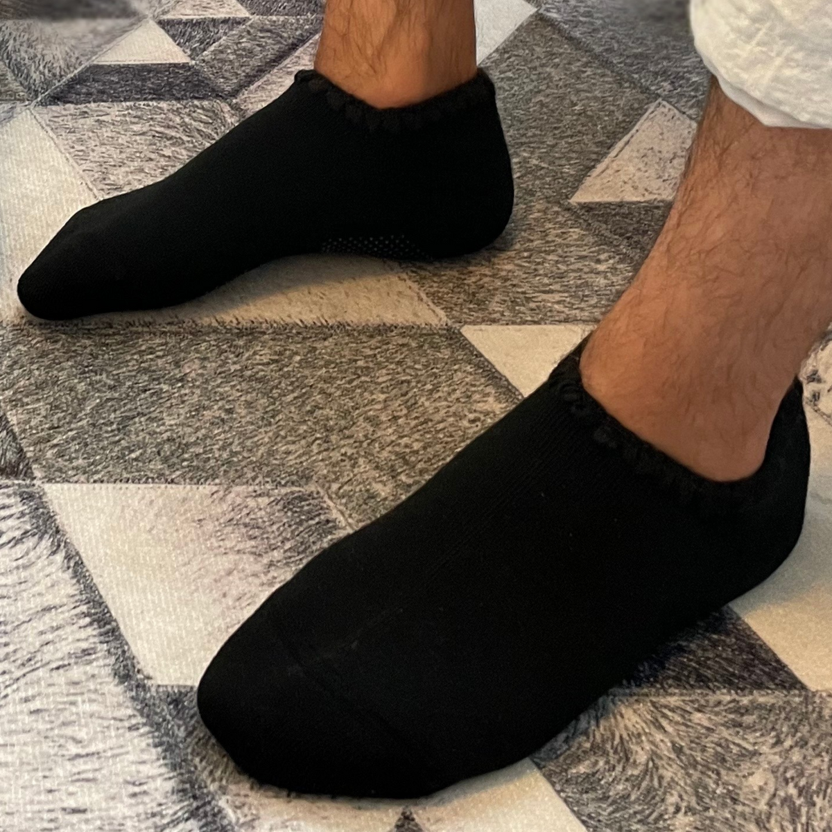 Handcrafted Wool Slipper Socks | With Grips | Large | warm & cozy, luxurious merino wool, perfect gifts and great companions for travels. CHERRYSTONEstyle