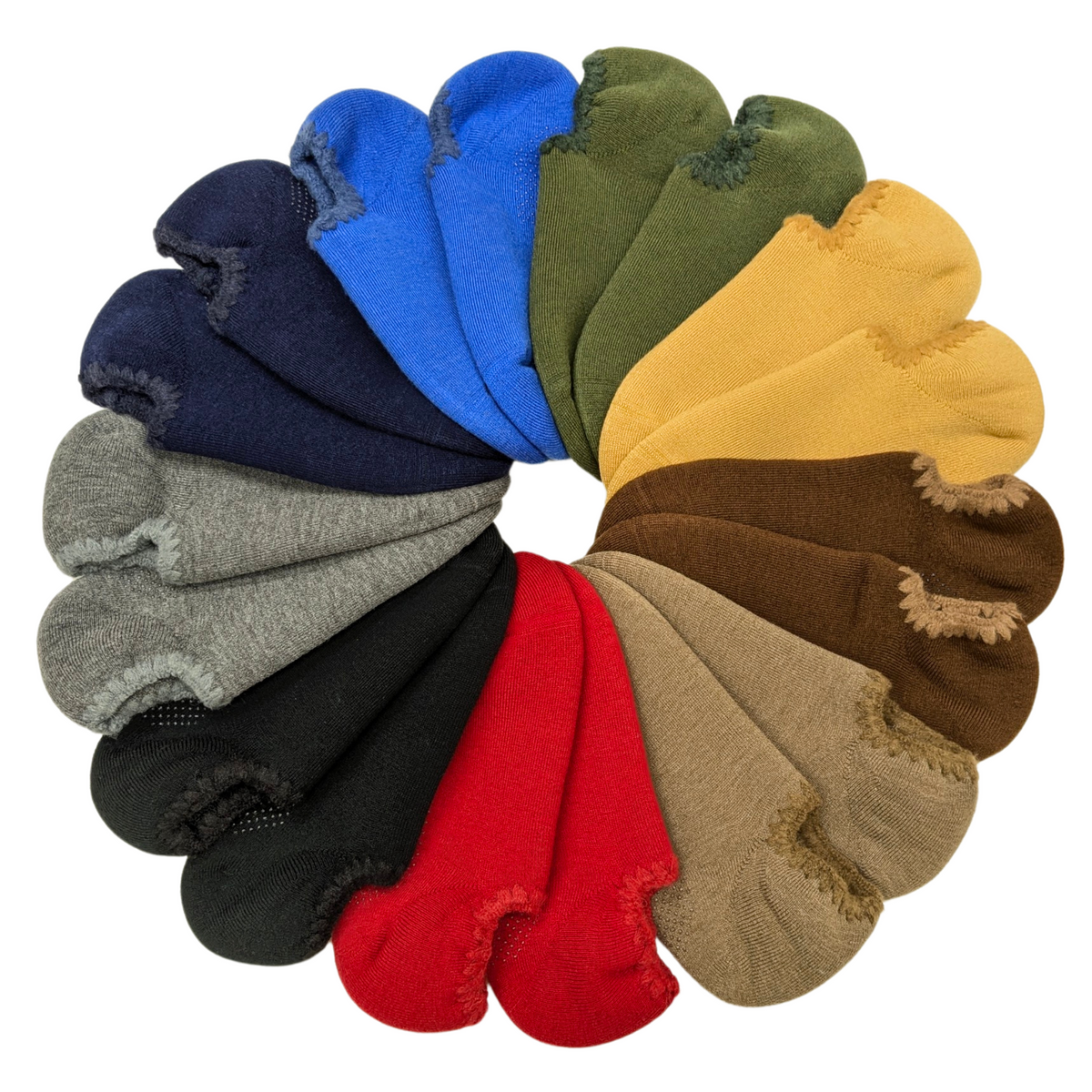 Handcrafted Wool Slipper Socks | With Grips | Large | warm & cozy, luxurious merino wool, perfect gifts and great companions for travels. CHERRYSTONEstyle
