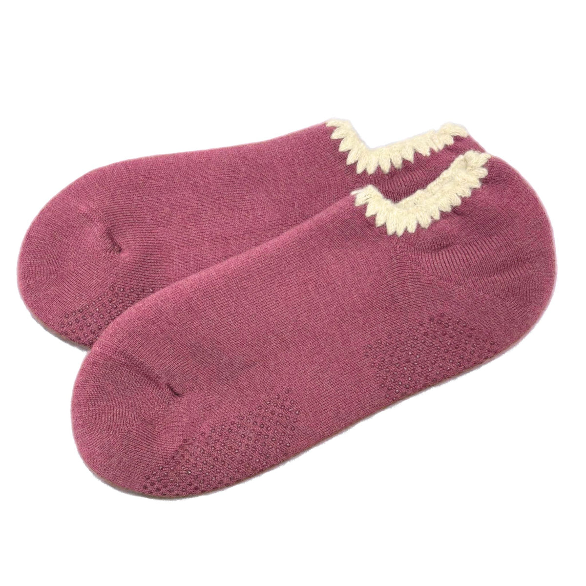 Handcrafted Wool Slipper Socks—Modern Calm Colors—Grips. Warm & cozy, luxurious merino wool, perfect gifts and great companions for travels. 