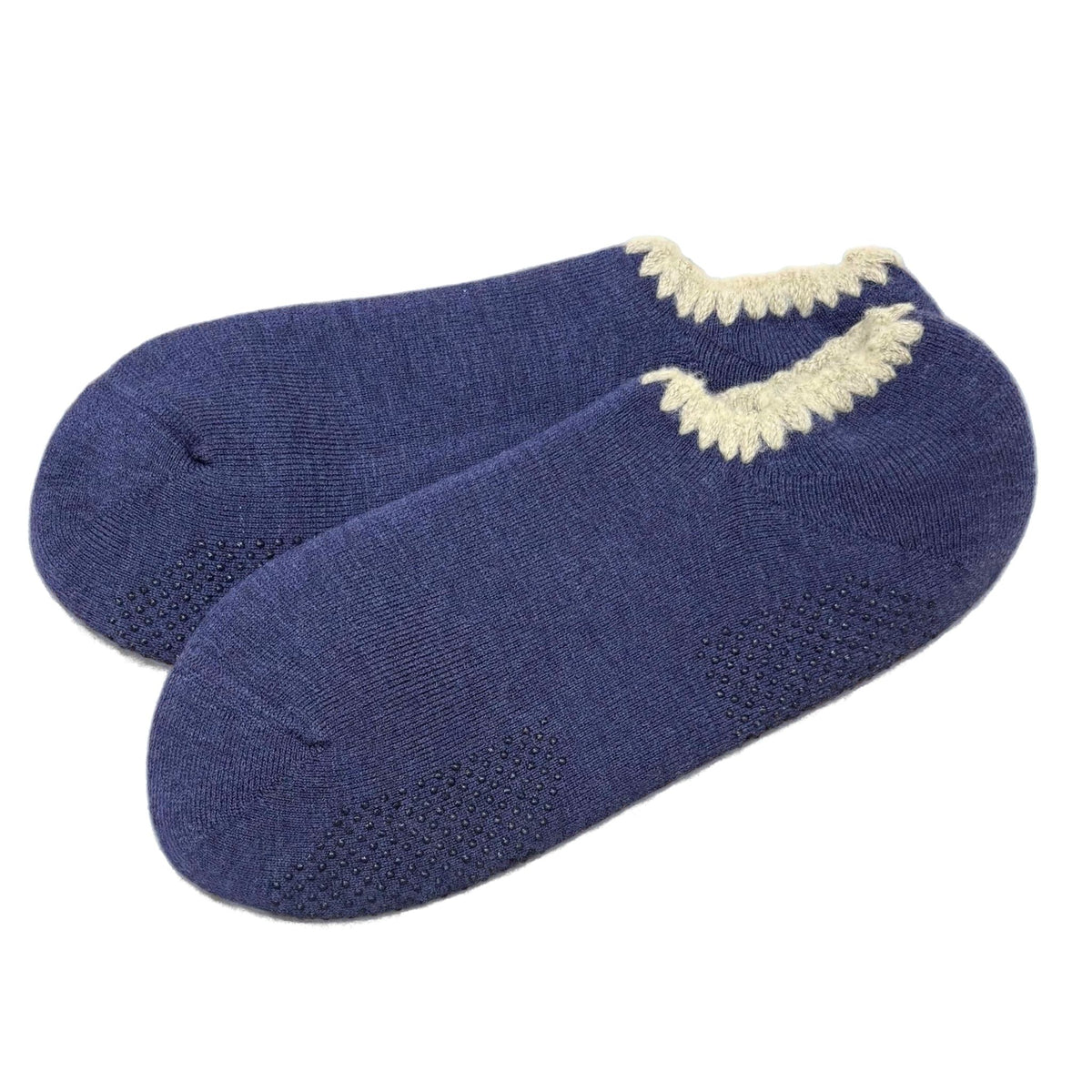 Handcrafted Wool Slipper Socks—Modern Calm Colors—Grips. Warm & cozy, luxurious merino wool, perfect gifts and great companions for travels. 