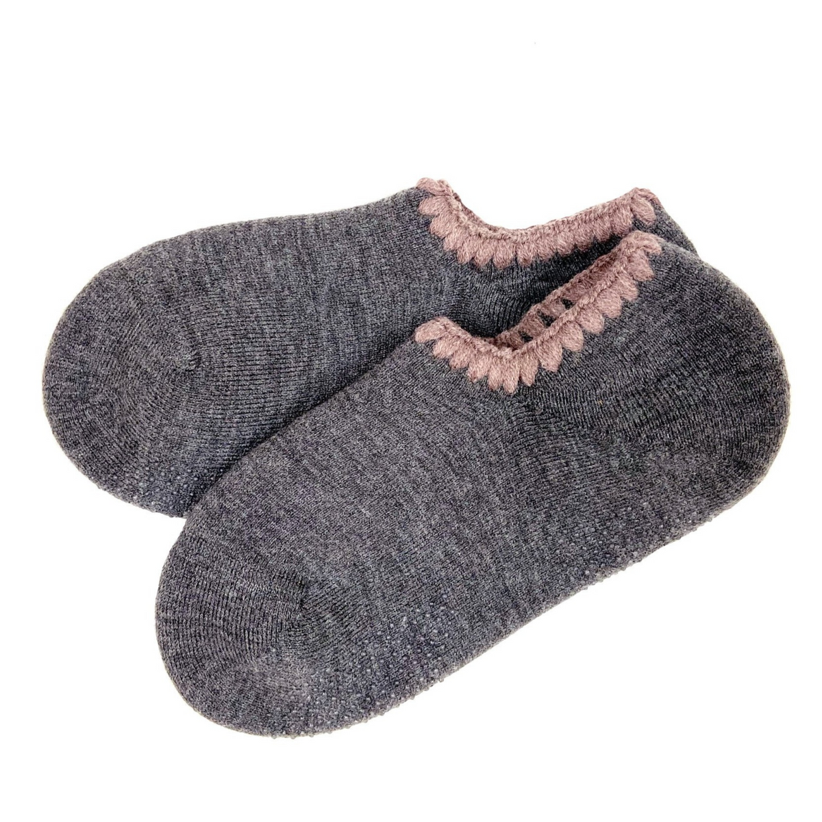 Handcrafted Wool Slipper Socks | With Grips | Medium.  Warm & cozy, luxurious merino wool, perfect gifts and great companions for travels. CHERRYSTONEstyle