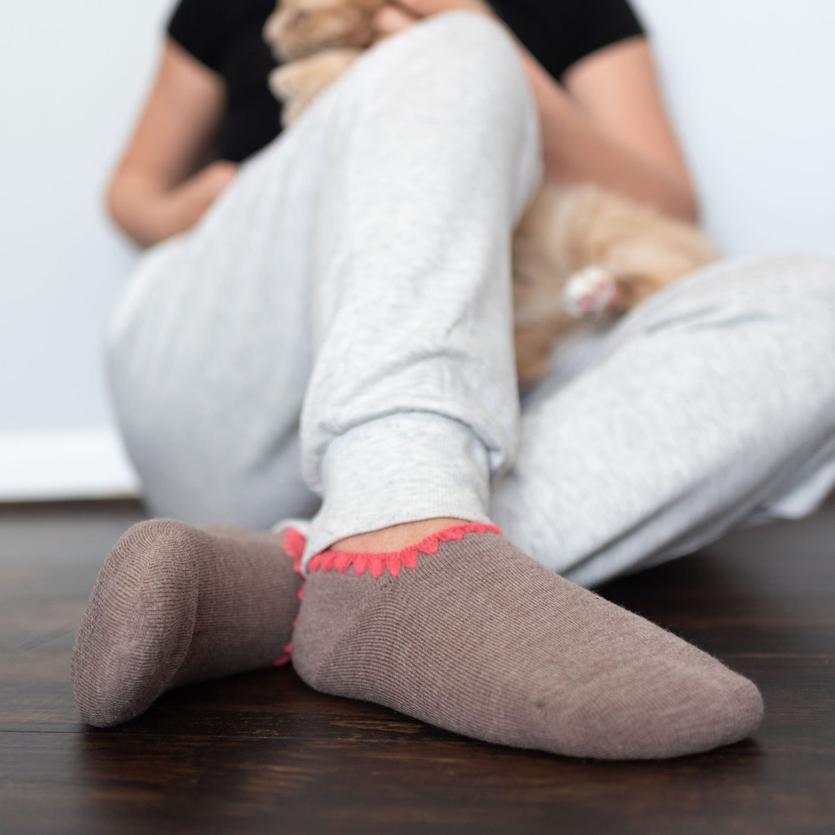 Handcrafted Wool Slipper Socks | Medium. Warm & cozy, luxurious merino wool, perfect gifts, and great companions for travels. CHERRYSTONEstyle