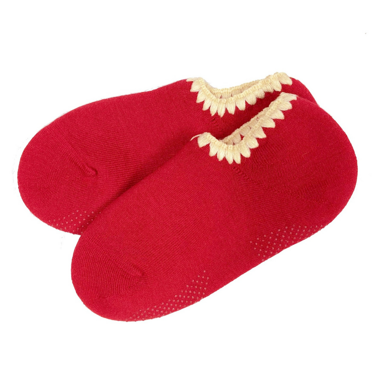 Handcrafted Wool Slipper Socks | With Grips | Medium.  Warm & cozy, luxurious merino wool, perfect gifts and great companions for travels. CHERRYSTONEstyle