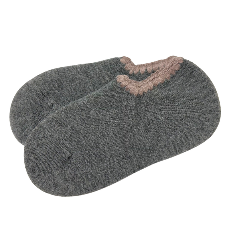 Handcrafted Wool Slipper Socks | No Grips | Medium.  Warm & cozy, luxurious merino wool, perfect gifts and great companions for travels. CHERRYSTONEstyle