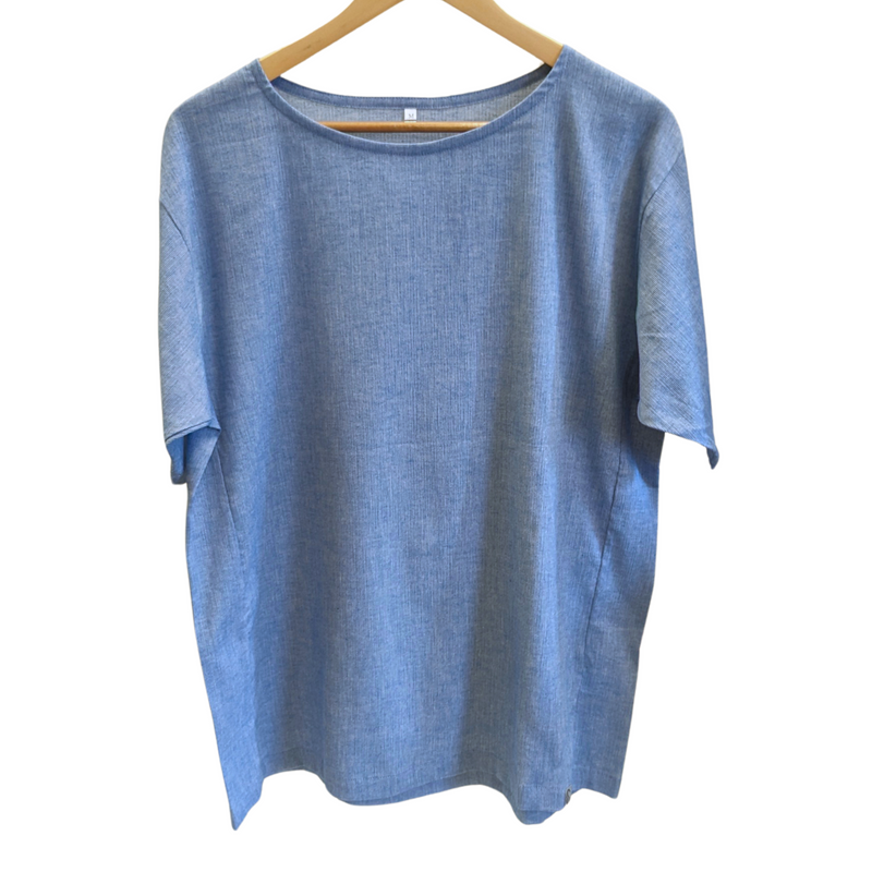 Our Cool, Stretchy, Comfy Lounge T-shirt crafted from 100% cotton inspired by Japanese textiles. Breathable and moisture-wicking, it feels dry on the skin, perfect for humid climates. A three-dimensional cut and A-line design allow easy movement and a loose, comfy fit for restful sleep. The unique weaving technique enhances elasticity naturally, adjusting to body temperature for ultimate comfort. Lightweight and compact, perfect for lounging, travel, and pairing with lounge pants.
CHERRYSTONEstyle