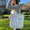 Upcycled Eco-Friendly Mommy and Me Animal Design Tote | Panda, Cat or Shiba Inu | Off White or Black - Plenty of space inside to easily accommodate for your laptop, books, clothes, & groceries. Crafted from high-quality, sustainable, and eco friendly materials. Top zipper, a side zipper pocket and a pocket inside for your smartphone. CHERRYSTONEstyle